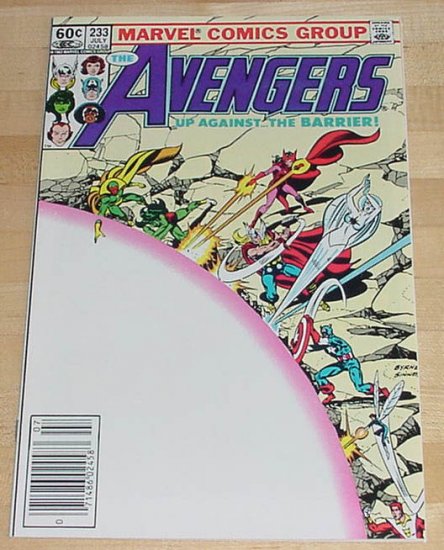 Avengers #233 Up Against The Barrier Byrne Art 1983