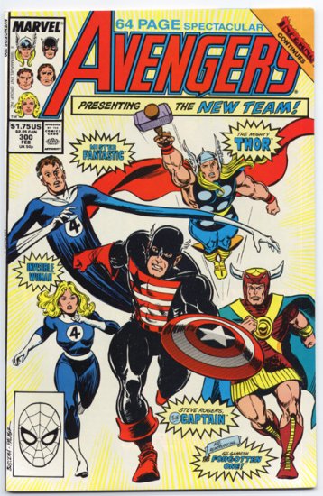 Avengers #300 Presenting The New Team! Giant-Size 1988
