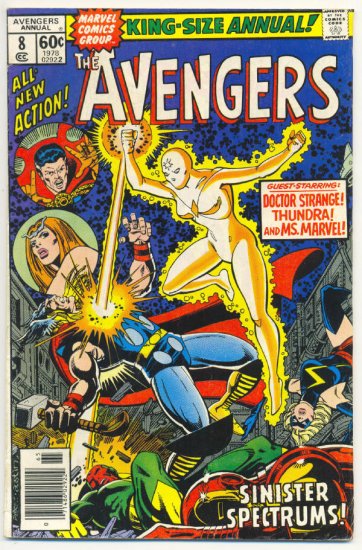 Avengers Annual #8 Sinister Spectrums Perez Art 1978