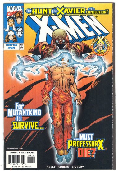 X-Men #84 Hunt For Xavier Conclusion 1999