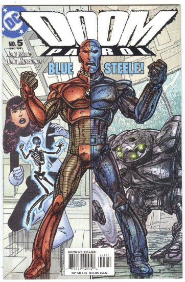 Doom Patrol #5 Blue Steel Battles Byrne Story & Art 2004
