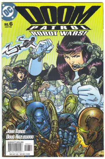 Doom Patrol #6 Robot Wars Byrne Story & Art 2005
