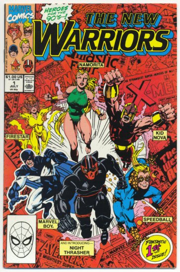 New Warriors #1 Fantastic Debut Issue 1990