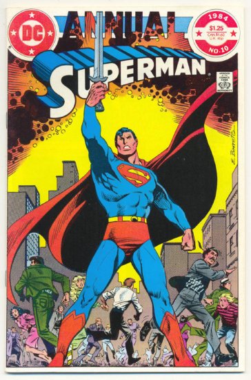 Superman Annual #10 The Day The Cheering Stopped Swan Art 1984
