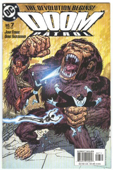 Doom Patrol #7 Devolution Byrne Story & Art 2005