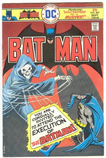 Batman #267 Invitation To A Murder 1975