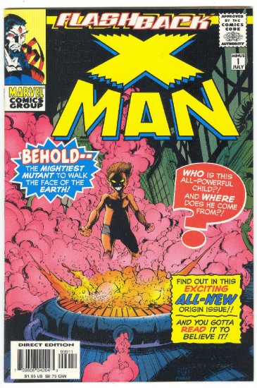 X-Man -1 Flashback Origin Issue 1997 NM