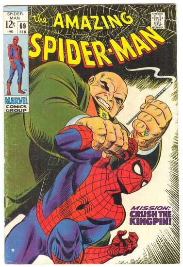 Amazing Spider-Man #69 The Kingpin Romita Classic 1969
