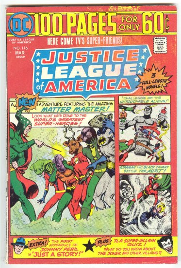 Justice League Of America #116 Giant-Size 1975