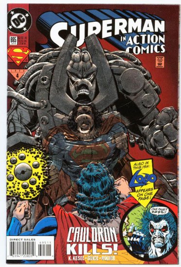 Action Comics #695 Cauldron Kills! Fancy Foil Cover 1994