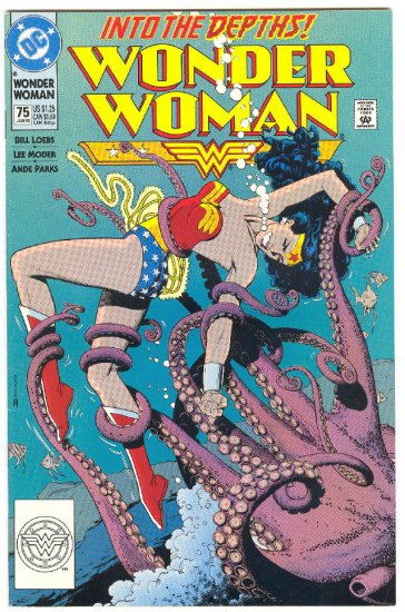 Wonder Woman #75 Into The Depths Bolland Cover