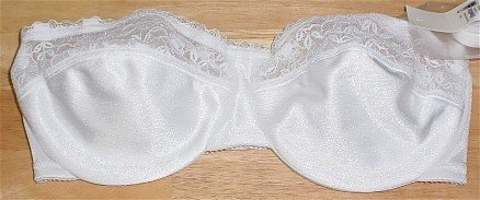 34C ~ Gelmart Convertible Strapless Soft Cup White Bra #3006 34 C