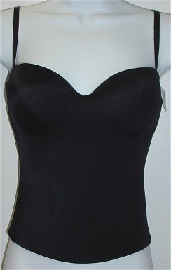 34C ~ Gilligan & O'Malley Black Ultimate Padded Corset Bra 34 C