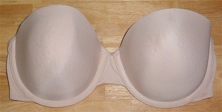 36D ~ Victoria's Secret Strapless Padded Underwire Beige Bra 36 D