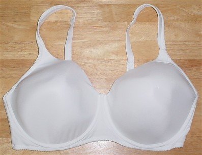 46D~ Leading Lady Full Figure Molded Padded Seamless White Bra #5028 46 D