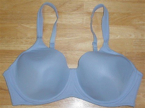 46B~ Leading Lady Full Figure Molded Padded Seamless French Blue Bra #5028 46 B