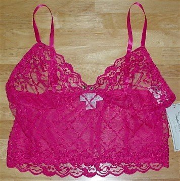 Cinema Etoile Seductive Sheer Lace Pink Passion Camisole & Panties Set #615231 by Tom Bezduda ~ L