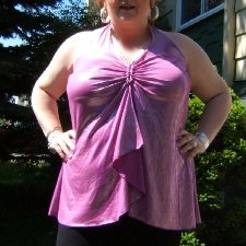 Sexy sleeveless top - 2X
