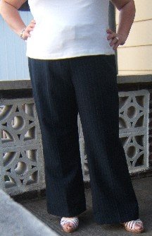 Elegant dark blue pants - Size 24