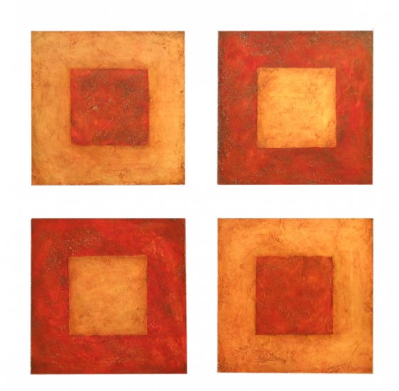 Red Zen Squares