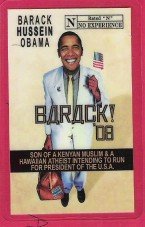 BARACK HUSSEIN OBAMA CARD