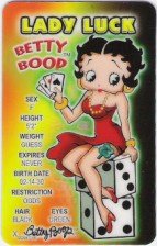 LADY LUCK BETTY BOOP LICENSE
