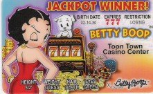 JACKPOT WINNER BETTY BOOP LICENSE