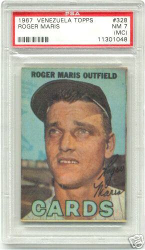 Roger Maris - 1967 Topps/Venzuelan #328