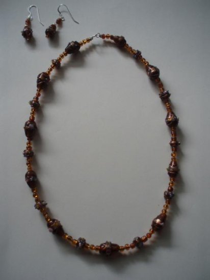necklace and earrings set