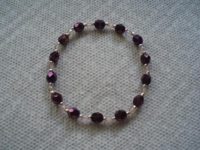 Czech glass bracelet