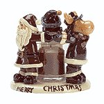 CHRISTMAS FRIENDS CANDLEHOLDER