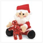 Santa Christmas Plush with Gel