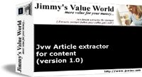 Jvw Article extractor