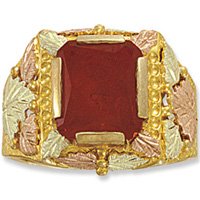 Black Hills Gold Custom Birthstone Mens Ring All Months Available