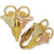 Black Hills Gold Clip On Earrings