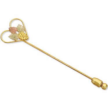 Black Hills Gold Heart Pin