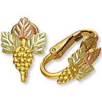 Black Hills Gold Clip On Earrings