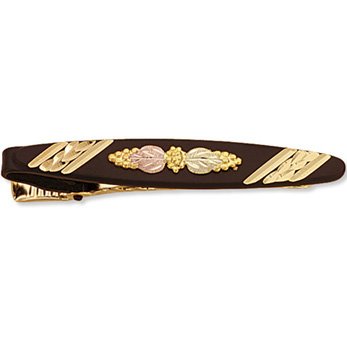 Black Hills Gold Black Dressy Tie Bar