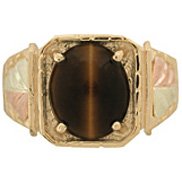 Black Hills Gold Ring Mens Tiger's Eye