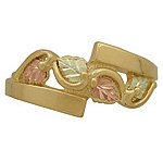 Black Hills Gold Ring Ladies 4 Leaves Grapes Vines