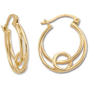 Looping Hoops Earrings Landstrom's Black Hills Gold