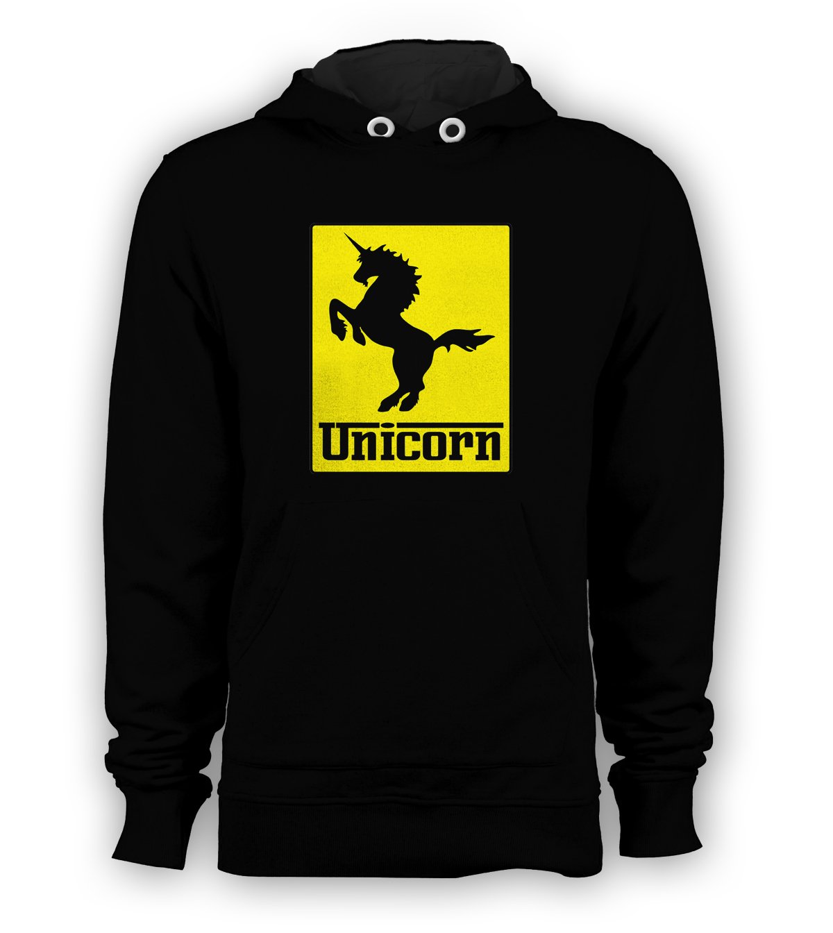Prancing Unicorn Car Logo Parody Pullover Hoodie Sweatshirts New