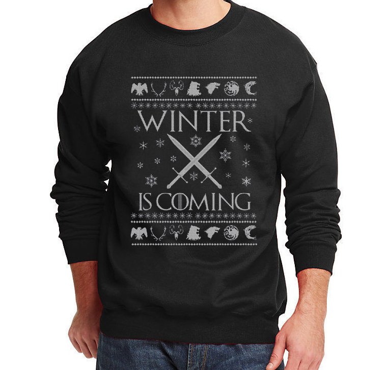 Game of Thrones - Winter is Coming Men's Sweater Sweatshirts Jumper Xmas Gift