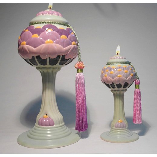 ANAHITA Genie of MOTHERS Ceramic Oil Lamp Small 6 inch #2008