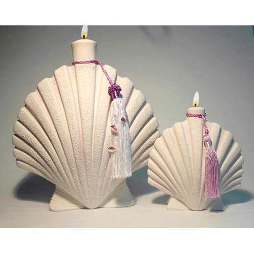 DENIZ Genie of SEA Ceramic Oil Lamp small 6 inch #2009 - 3 Wishes FREE