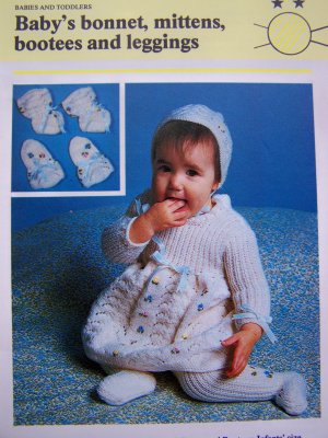 Baby Infant Knitting Patterns - Vintage Knitting Crochet Pattern Shop