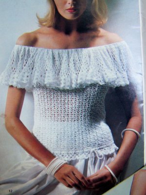 Crochet Pattern For Top With Collar | Free Patterns For Crochet
