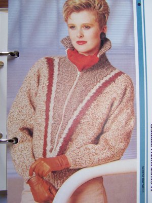 Mens Front Zip Cardigan Jacket Knitting Pattern