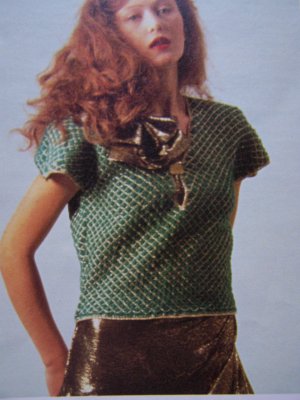 Cap Sleeve Sweater by Val Love | Knitting Pattern