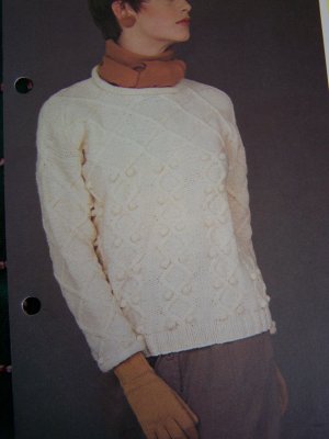 Free patterns for Aran sweaters to knit or crochet | In Stitches